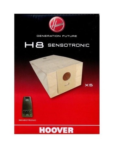 09178419 Sacchetto in carta H8 confezione da 5pz per aspirapolvere Sensotronic Hoover