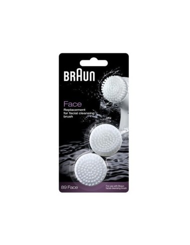 81441996 Face Spazzola di ricambio per pulizia viso, per Silk Epil 5329, 7569,7929,7979, Braun
