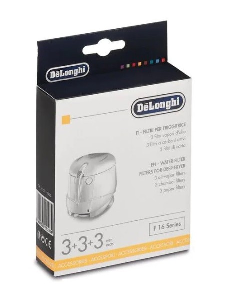 5525112900 KIt Filtri per friggitrice serie F16 De Longhi