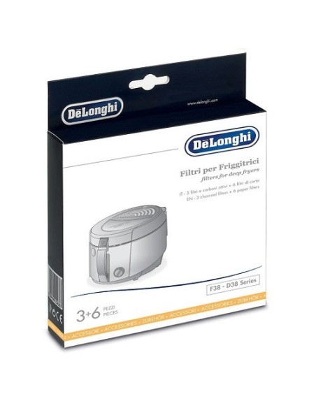 5512510061 Kit filtri per friggitrice F38 e D38 De Longhi