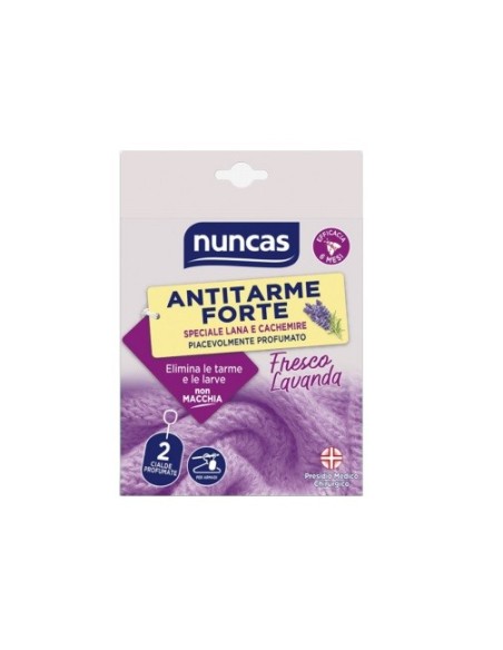 4000867 Antitarme forte fresco lavanda 2 cialde Nuncas