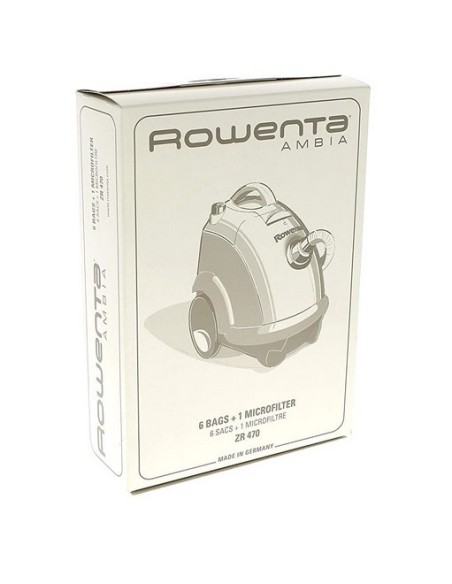 ZR470 Sacchetti e filtro per aspirapolvere Ambia Rowenta