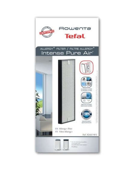 XD6074F0 Filtro Allergy per purificatore d'aria Intense Pure Air Auto,Air II, Connect, Rowenta