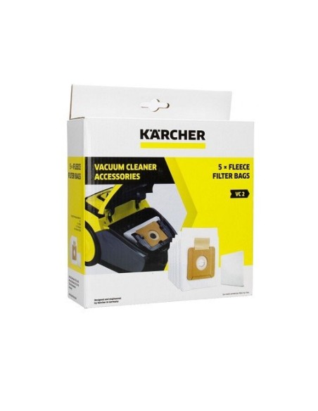 2.863-236.0 Sacchetto filtro in vello per aspirapolvere VC2 Karcher
