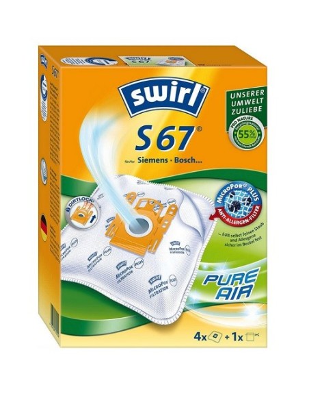S67 Sacchetto compatibili per aspirapolvere Bosch, Siemens, Karcher, Constructa, Hanseatic, Privileg, Profilo, Protos, Severin