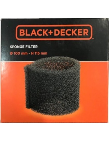 41834 Filtro bidone BX15P Altezza: 115 mm Diametro: 100 mm Black&Decker