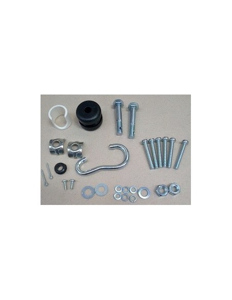 2644000069 Kit per ventilatore con gancio, viti e gomma,Vortice