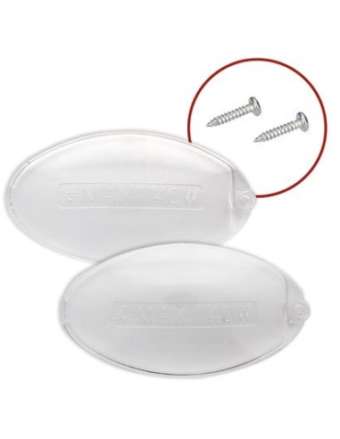 WX200 Plafoniera coperchio ovale per cappa MERLONI ARISTON INDESIT ELECTROLUX ZANUSSI FABER SMEG FRANKE