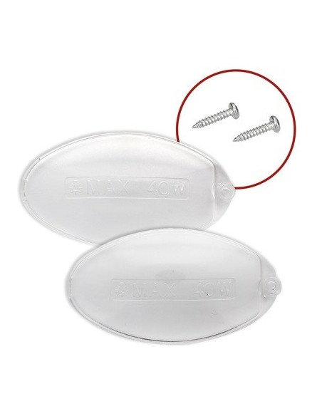 WX200 Plafoniera coperchio ovale per cappa MERLONI ARISTON INDESIT ELECTROLUX ZANUSSI FABER SMEG FRANKE