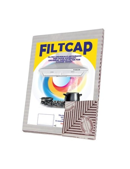 WR087 Filtro cappa + carbone attivo con indicatore di saturazione 90x45
