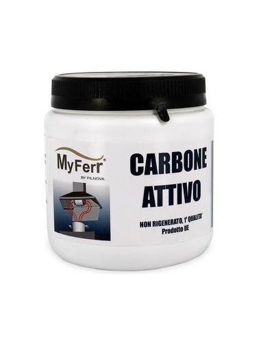 WR008 Carbone attivo per filtro cappa in granuli barattolo 400gr