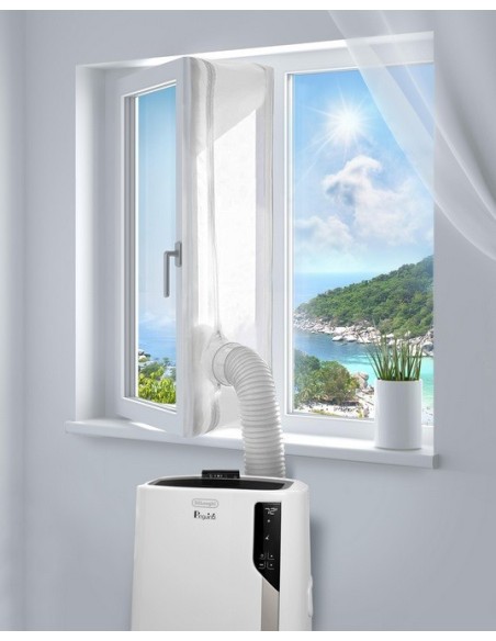 5515111101 Chiusura universale per finestra climatizzatore condizionatore Pinguino DE LONGHI