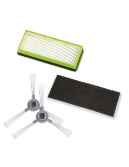ZR177002 Spazzolini laterale e filtro per robot aspirapolvere XPLORER ROWENTA
