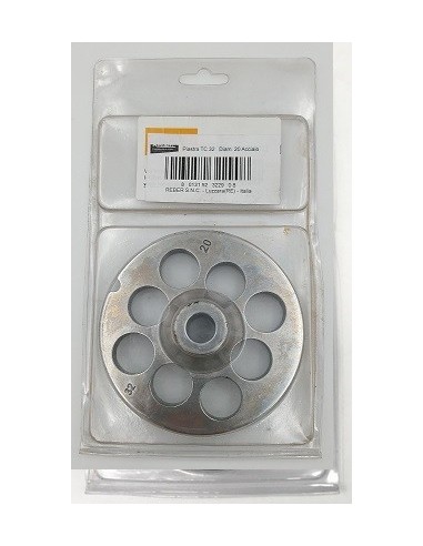 4754 A 32 MM PIASTRA TC 32 inox fori 10MM Tritacarne REBER