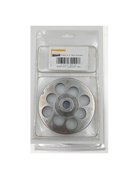 4754 A 32 MM PIASTRA TC 32 inox fori 10MM Tritacarne REBER