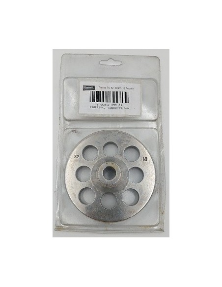 4754 A 18 MM PIASTRA TC 32 inox fori 14mm Tritacarne REBER