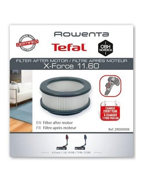 ZR009008 Filtro motore X-Force Flex 11.60 ROWENTA