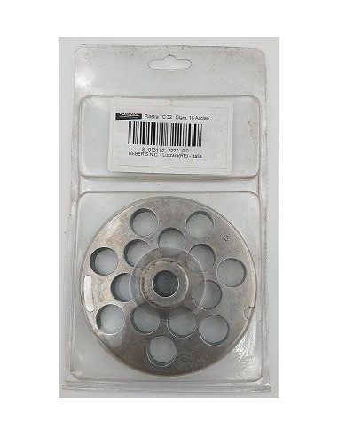 4754 A 16MM PIASTRA TC 32 INOX FORI 16mm Tritacarne REBER