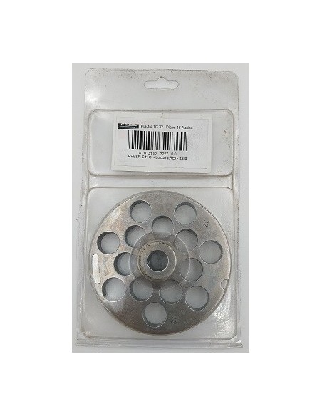 4754 A 16MM PIASTRA TC 32 INOX FORI 16mm Tritacarne REBER