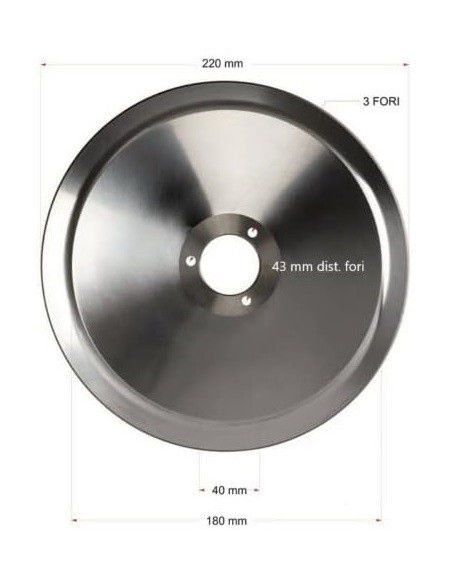 00000000855 LAMA 220 mm C45 40/3 180 H15.2 affettatrice RGV