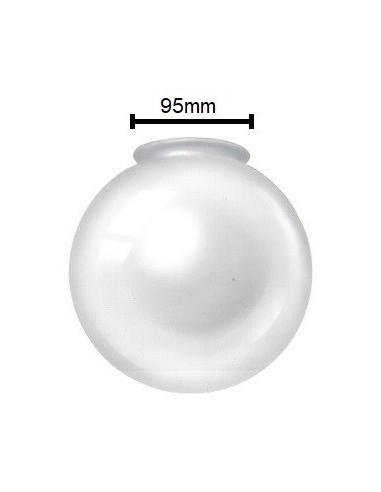 1100000006 Globo plafoniera calotta diffusore per ventilatore Plus Light 22415 Decor, 22416 VORTICE