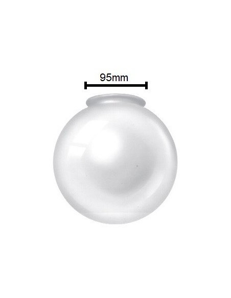 1100000006 Globo plafoniera calotta diffusore per ventilatore Plus Light 22415 Decor, 22416 VORTICE