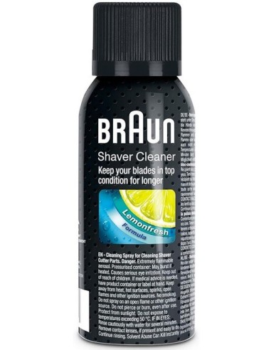 Braun Spray pulizia per le parti radenti  dei rasoi (100 ml)