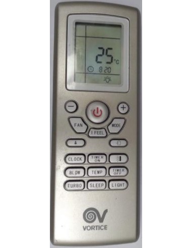 1662000047 Telecomando YT1F climatizzatore condizionatore serie VORT-KRYO VORTICE