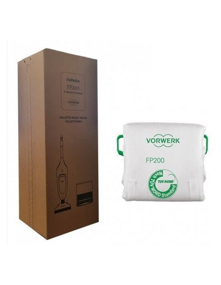 01141 SACCHETTI FOLLETTO VK200/220S - RB7S 6 FILTRELLO PREMIUM FP200 6PZ