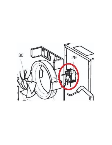 J060006000C Motore ventilatore seccoprof 28 01208 OLIMPIA SPLENDID