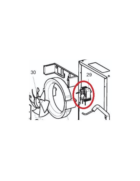 J060006000C Motore ventilatore seccoprof 28 01208 OLIMPIA SPLENDID