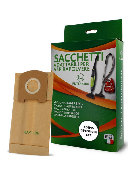X01196 Sacchetti compatibili De Longhi Simac DLS25